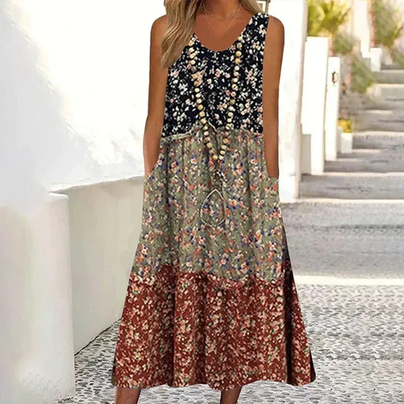 Vintage Bloemenjurk